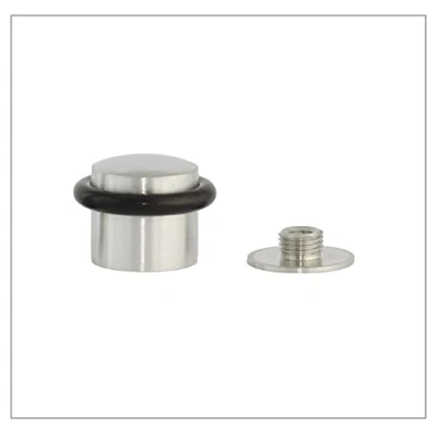Image of EVI Fittings I 202/28 Door Stop with Screw Base, Matte Finish,Stainless Steel,Black