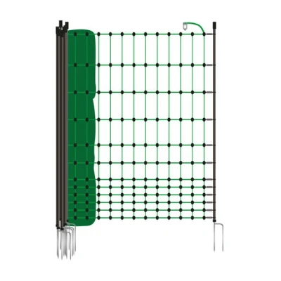 Image of Poultry netting, green, double pin, 112cm, 50m