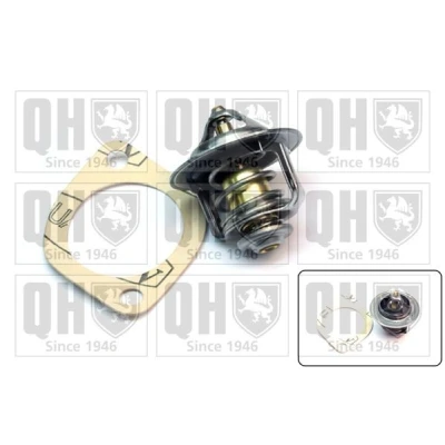 Image of 1338005, 1338724, 97135145, 98025557 Engine thermostat QUINTON HAZELL QTH581K 89C 54mm with seal VAUXHALL: COMBO Mk2, Astra Mk5, Mk5 Kombi
