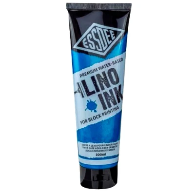 Image of Essdee Block Printing Ink Pearlescent Blue, 300ml
