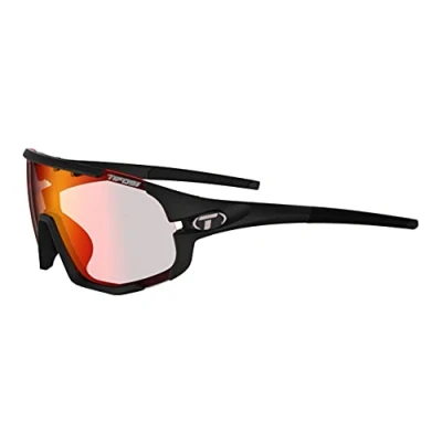 Image of Tifosi Sledge Fototec Single Lens Sunglasses, Matte Black, L XL