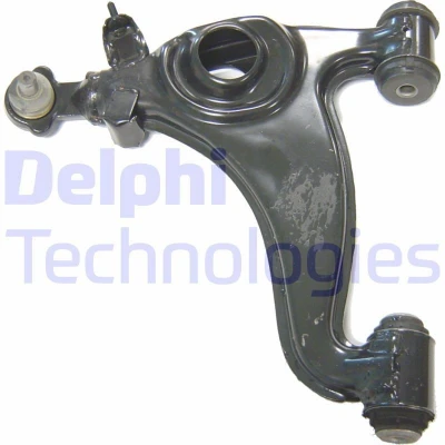 Image of 1243303807, 2013303807, A1243303807, A2013303807 Suspension Arm DELPHI TC1108 with ball joint Left, Lower Trailing Sheet Steel MERCEDES BENZ: 190