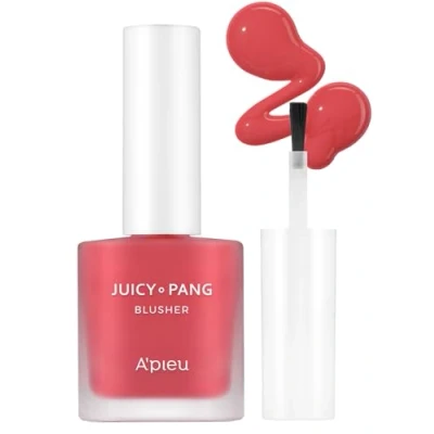 Image of A&#039;PIEU JUICY PANG WATER blusher Moisturizing finish Easy blending Natural look K beauty (Cherry RD01)