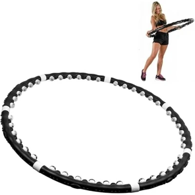 Image of Hula Hoop Fitness Circle Soft Slimming 8 Sections Removable for Weight Loss Adults and Children