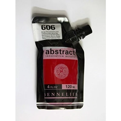 Image of Sennelier Abstract Innovative Acrylic Artist Paint Pouch 120ml (606 Cadmium Red Deep Hue)
