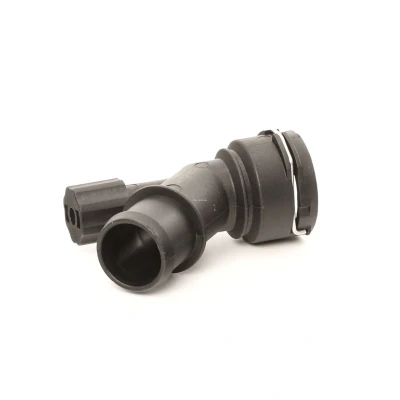 Image of 1J0121100, 1J0122291A, 6Q0122291F, N90765201 Coolant Flange FEBI BILSTEIN 46154 Lower with quick coupling VOLKSWAGEN: Golf 4, Polo IV Hatchback