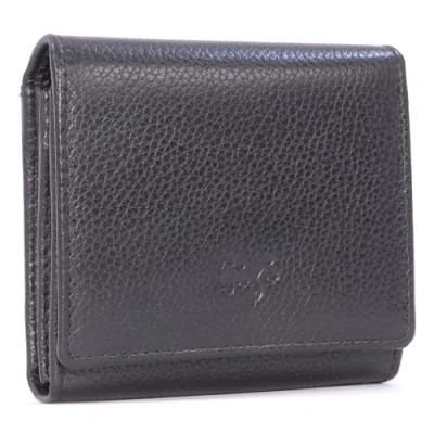 Image of Gigi Ladies Leather Purse with Gift Box Women&#039;s Medium Wallet/Coin Giovanna 4285 Black