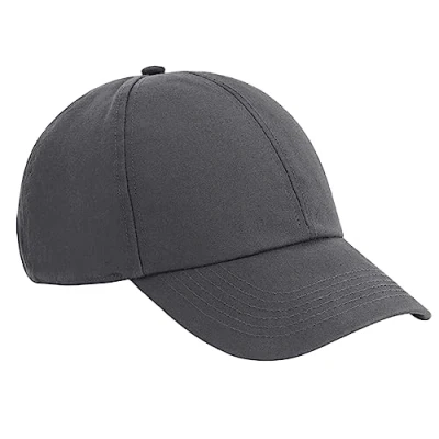 Image of Beechfield® B54N Organic Cotton 6 Panel Cap Graphite Grey