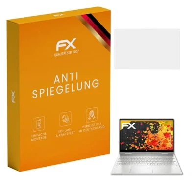 Image of atFoliX Screen Protector compatible with HP Envy x360 15 ed1779ng Protection Film, anti reflective and shock absorbing FX Film (2X)