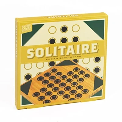 Image of Professor Puzzle Solitaire Wooden Games Workshop Strategy Game Ages 6+ 1+ Player
