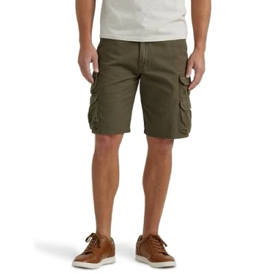 Image of Wrangler Authentics Men&#039;s Premium Twill Cargo Short (Bennard), Grapeleaf, 38