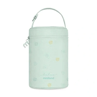 Image of Thermibag Mint 700 ml. Isothermal Cover with Handle for Hanging and Transporting Ideal Miniland Solid thermoses. Dolce Collection.