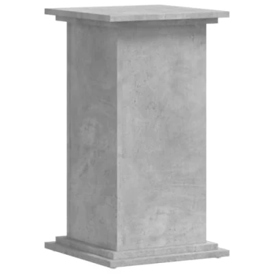 Image of vidaXL Plant Stand Pot Holder Engineered Wood, Concrete Grey, 33 x 60 cm, kg Capacity Modern Minimalistic Design