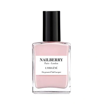 Image of Nailberry L&#039;Oxygéné Oxygenated Nail Lacquer Rose Blossom, 15ml Polish for a Healthier Manicure &amp; Long Lasting Colour 12 Free, Vegan, Halal, Cruelty Gluten Free
