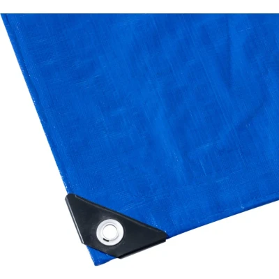 Image of Matlock Heavy Duty Blue Tarpaulin 2.45m Width x 3.35m Length
