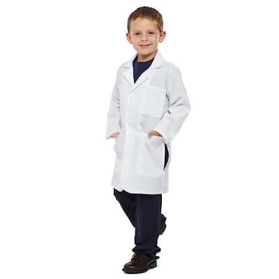 Image of Dress Up America Unisex Doctor Lab Coat for Kids Doctors Outfit Beautiful Costume Role Play
