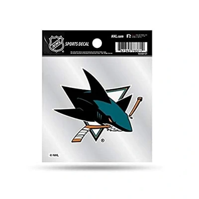 Image of Rico Industries NHL San Jose Sharks 4&#039;x4&#039; Small Style Decal