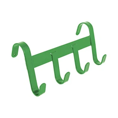 Image of Perry Equestrian Stable Handy Hanger Four Hooks Seven Colours (Green)