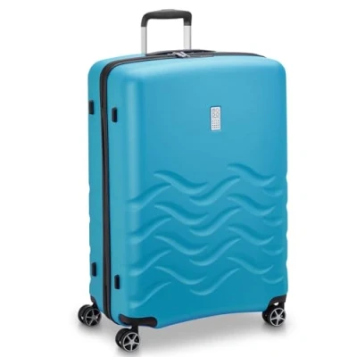 Image of MODO BY RV RONCATO Shine Trolley Hard Large 4 Wheels with TSA, Azure, 77 x 52 31,