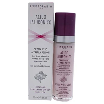 Image of L&#039;Erbolario Hyaluronic Acid Cream Face Triple Action