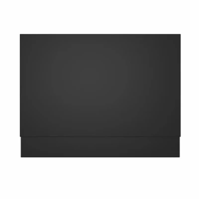 Image of Aquariss 750mm Bath End Panel 18mm MDF Painting Matte Black Adjustable Height for Bathroom Soaking Tub