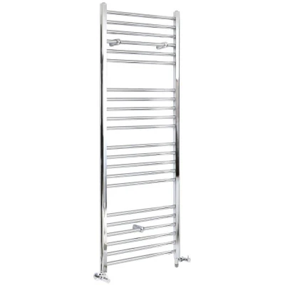 Image of Milano Kent Chrome Dual Fuel Straight Heated Towel Rail 1600mm x 400mm