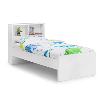 Image of Julian Bowen Sorrento High Headboard Bed 180Cm Light Grey