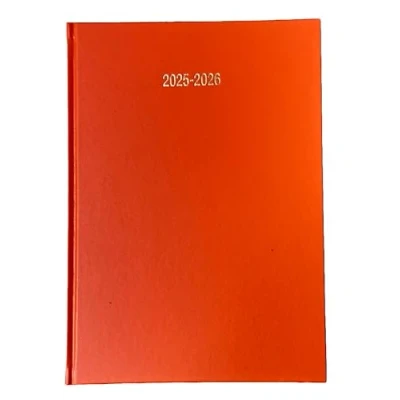Image of 2025 2026 Academic Diary A4 Day to a Page DAP Appointment Mid Year Planner ORANGE