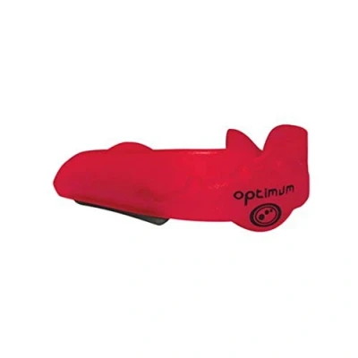 Image of Optimum Matrix Mouthguard Gum Shield Slim Fit with Case for Rugby Hockey Boxing MMA Martial Arts Judo Karate Taekwondo Contact Sports Red, Senior