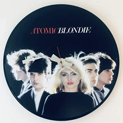 Image of Iconic Blondie Debbie Harry vinyl record wall clock