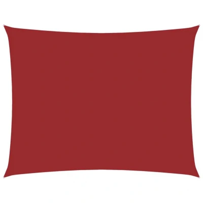 Image of vidaXL Sunshade Sail Oxford Fabric Rectangular 5x6 m Red
