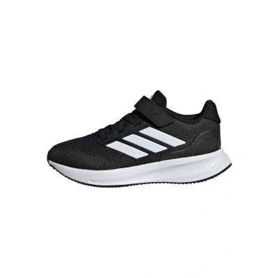 Image of adidas RUNFALCON 5 Shoes Kids Running, Core Black/Cloud White/Cloud White, 2.5 UK