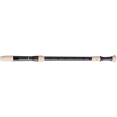Image of Aulos F Alt Recorder Bel Canto 309A, flute (baroque fingering, complete with bag, wiper, grease box and fingering chart, synthetic resin), dark brown