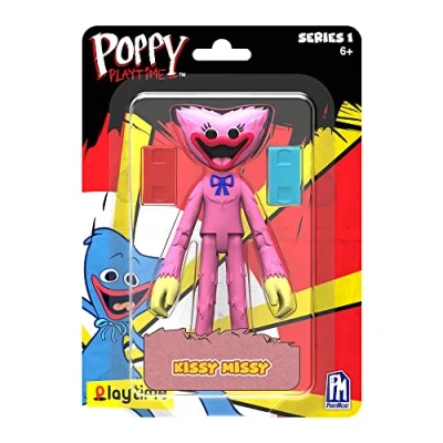 Image of Poppy Playtime Kissy Missy Action Figure (5&quot; Posable Figure, Series 1) [Officially Licensed]