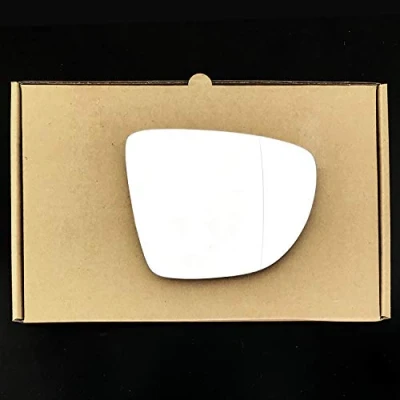 Image of Compatible with Renault Clio Wing Mirror Glass, RH (Driver Side) Fits to Car Reg 2012 2015