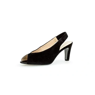 Image of Gabor Eternity Womens Sandals 5 UK Black Suede
