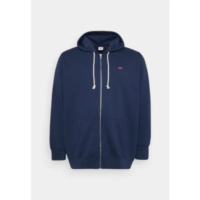 Image of Levi&#039;s Plus Original ZIP UP Zipup sweatshirt, Men&#039;s, Size: 5XL, Navy blazer