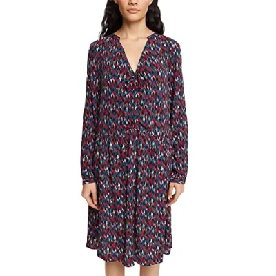 Image of ESPRIT Women&#039;s 112ee1e309 Dress, 003/Black 3, 6