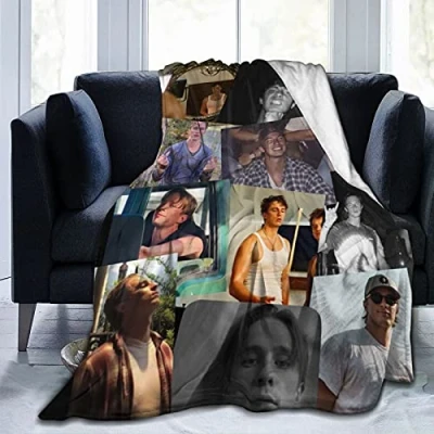 Image of YINGD Drew Starkey Printed Flannel Blanket Ultra Soft Throw Comfortable and Warm Bed for Camping Sofa Bedroom Decor 60&quot;x50&quot;