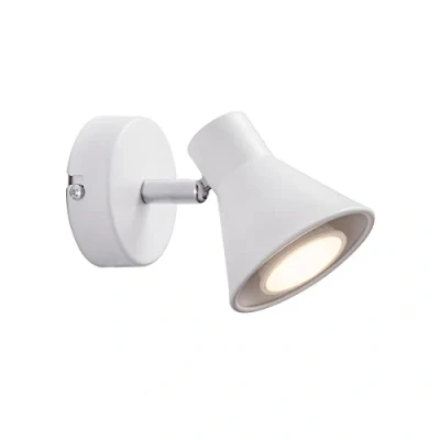 Image of Nordlux Eik Wall Light Fixture in White Homeware Living Lighting Décor Indoor Bedroom Office Kitchen Dining Room Hallway 230V, Class 2 (Double isolated), IP20, GU10, 35W A++ D