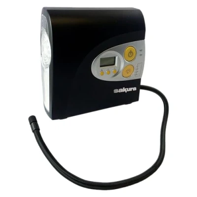 Image of Sakura SS5332 Digital Air Compressor 12V For Cars, Inflatables and Bicycles