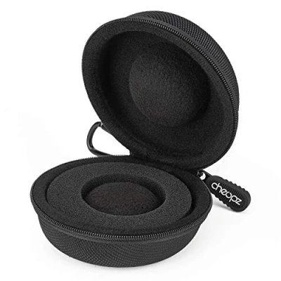 Image of Cheopz Travel Watch Case Single Storage Box for Wristwatches &amp; Smart Watches up to 50mm, Black