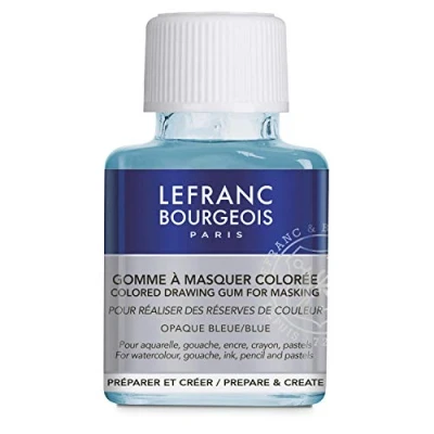 Image of Lefranc &amp; Bourgeois Masking Rubber, Blue, 75ml