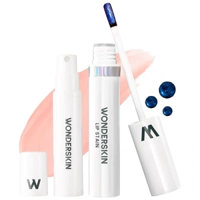 Image of Wonderskin Wonder Blading Lip Stain Peel Off and Reveal Kit Long Lasting, Waterproof Nude Tint, Transfer Proof Natural Makeup (Adore)