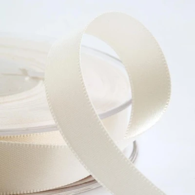 Image of Italian Options Satin Ribbon, 38mm Wide x 25 Metre Roll, Ivory