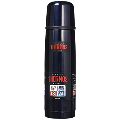 Image of ThermosLight and Compact Flask, Midnight Blue, 500 ml