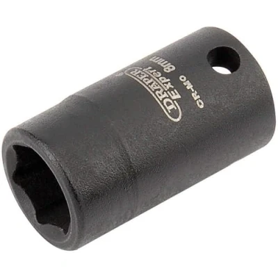 Image of Draper Expert HI TORQ� 6 Point Impact Socket, 1/4&quot; Sq. Dr., 8mm