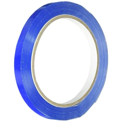 Image of LSM 221507 9 mm x 66 m PVC Bag Neck Tape Blue (Pack of 6)