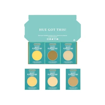 Image of Rust Oleum Furniture Paint in Matt Finish Warming Yellows Tester Box
