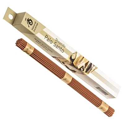 Image of Shoyeido Overtones Incense Sticks from Japan Made Natural Fabrics Low Smoke (Palo Santo) Pack of 35